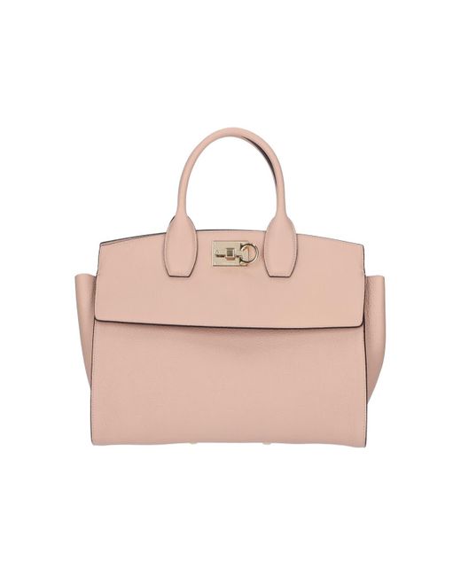 Ferragamo Pink Studio Soft Handbag