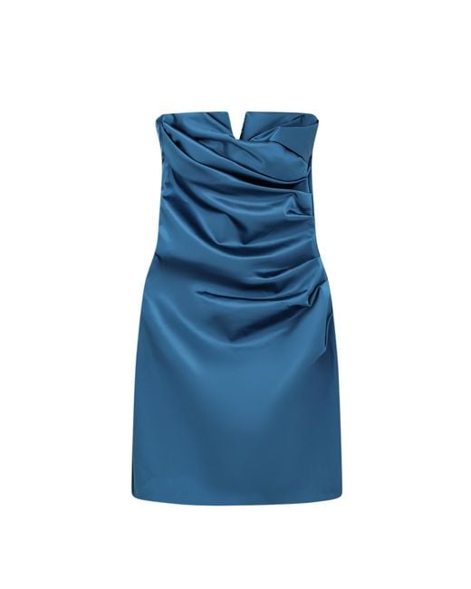 La Petite Robe Di Chiara Boni Blue Dresses Poliammide Elastan