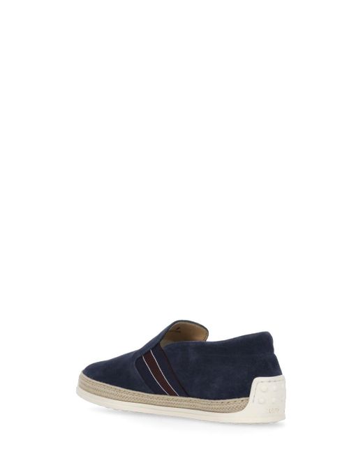 Tod's Blue Flat Shoes for men