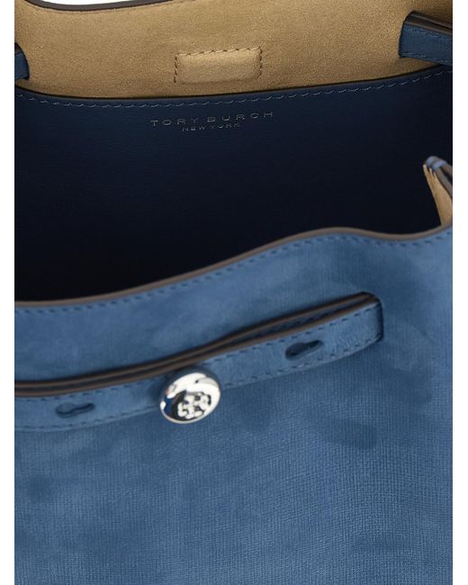 Tory Burch Blue Lamb Leather Handbag Bag