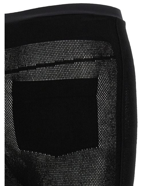 Issey Miyake Black Seen Unseen Ap' Leggings