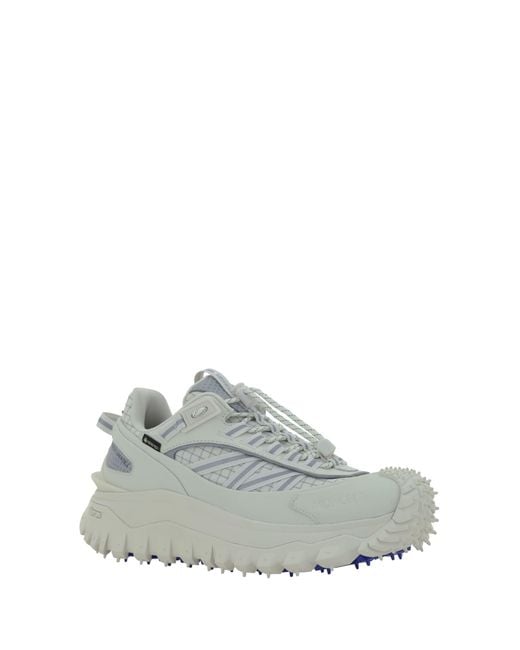 Moncler White Trailgrip Gtx Low Top Sneakers