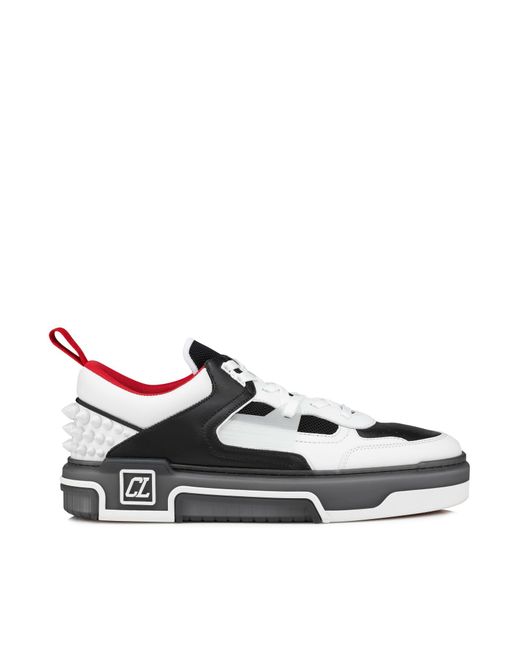 Christian Louboutin White Astroloubi Leather Low-top Trainers for men