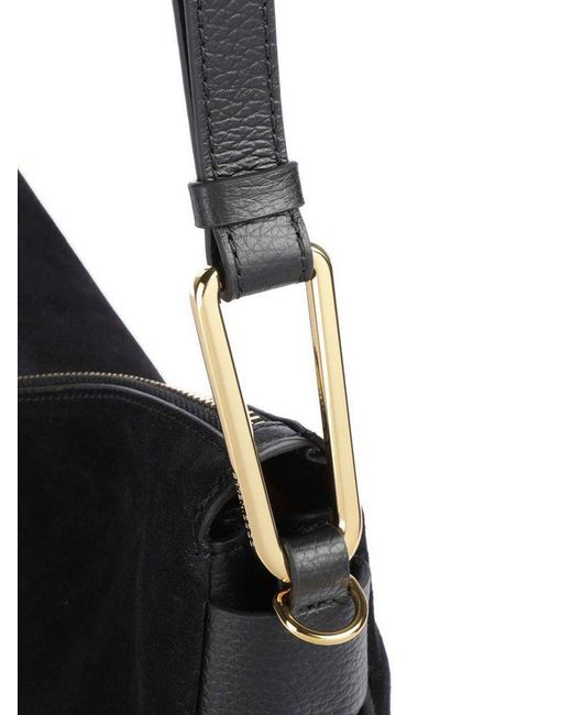 Coccinelle Black Shoulder Bag Cowhide Shoulder-Bags
