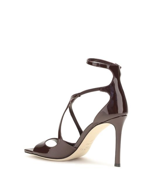 Jimmy Choo White Azia Sandals Calf Leather Bos Taurus