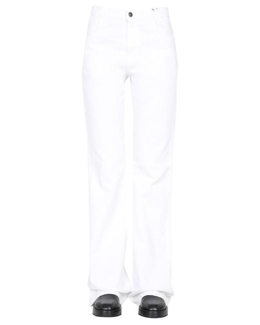 Raf Simons Black Flared Jeans Cotton