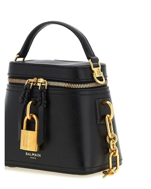 Balmain Black Pulse Vanity Handbag
