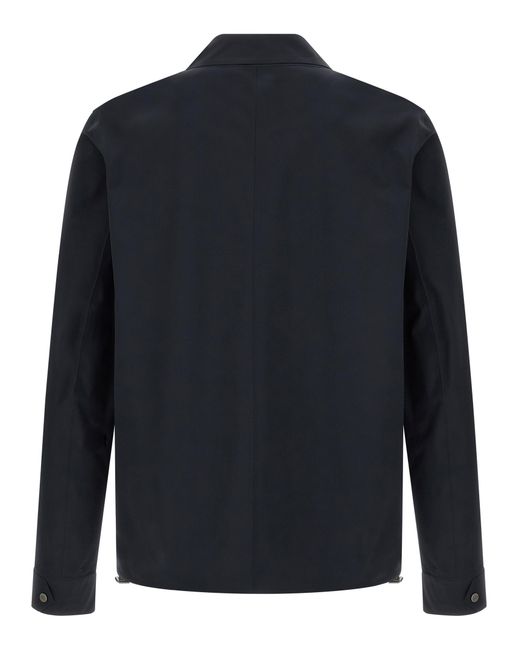 Herno Blue Essence Overshirt for men