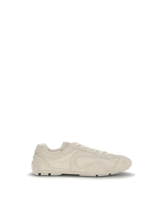 Prada White Sneakers Montecarlo Re-Edition Trainers for men