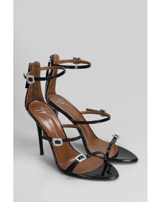 Giuseppe Zanotti Black Sandals
