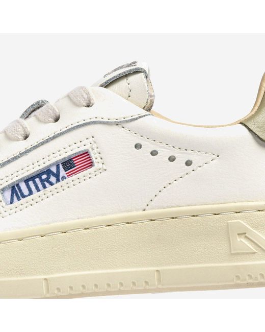 Autry Metallic Medalist Low Sneakers Leather Trainers for men
