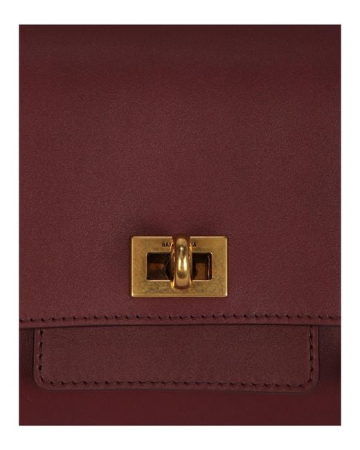 Balenciaga Purple Bel Air Clutch S 834943-2Abav-6036 Outer: Calfskin Leather Clutches