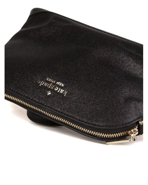 Kate Spade Black Crossbody Glitter Fabric Bags Crossbody-Bags