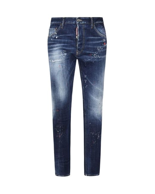 DSquared² Blue Jeans Cotton Elastane for men