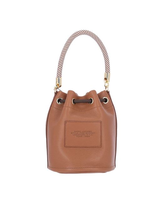 Marc Jacobs Brown "the Leather Bucket" Bucket Bag