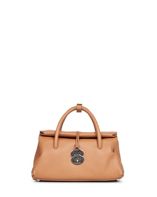 Zanellato Natural Handbag Dotta Small Amaretto