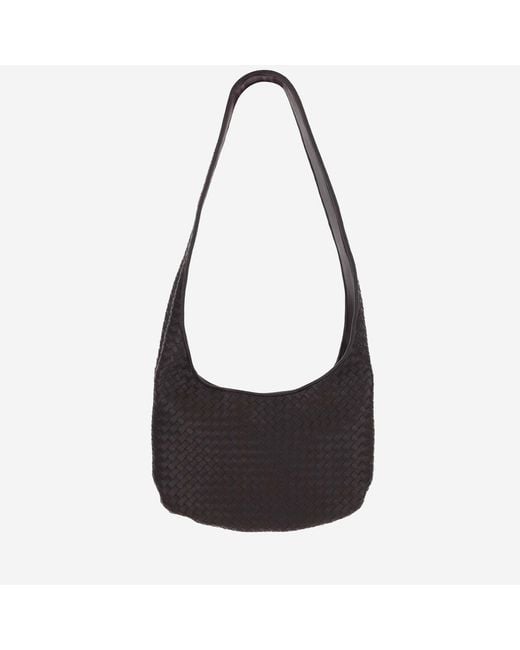 Bottega Veneta Black Leather Shoulder Bag for men