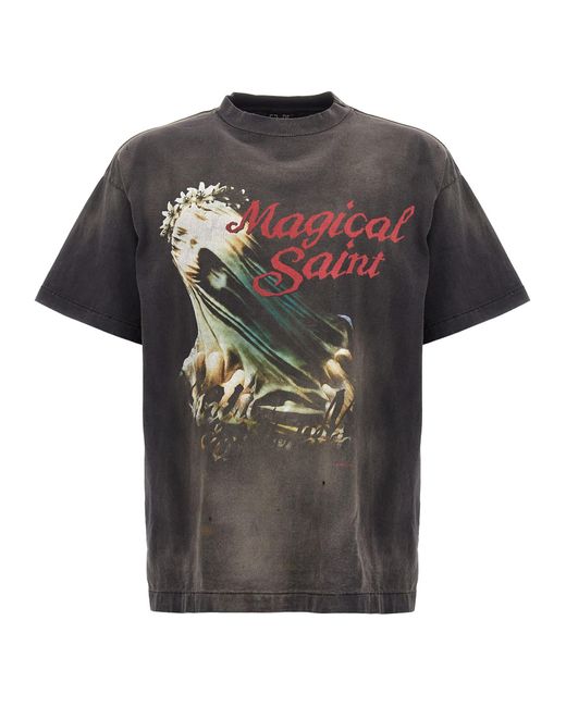 トップス SAINT MXXXXXX TEE/MAGICAL SAINT XL Buy SAINT Mxxxxxx Magical Saint Tee 'Black' - SM YS8 0000