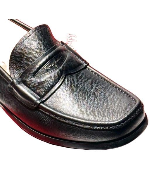 Ferragamo Black Lanzarote Loafers for men