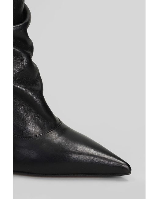 The Seller Black High Heels Ankle Boots