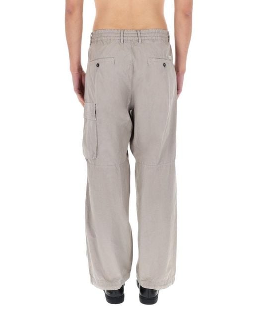 C P Company Natural Cargo Trousers Cotton for men