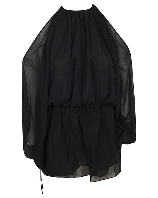 ANDAMANE Black Vesta Playsuit