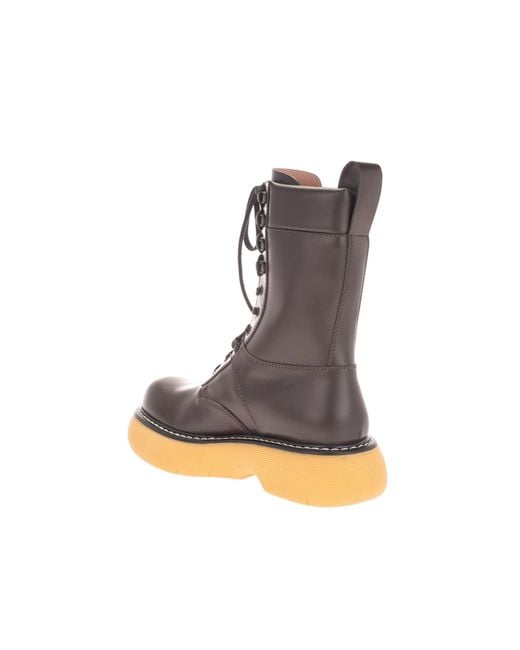Bottega Veneta Gray The Bounce Leather Boots for men