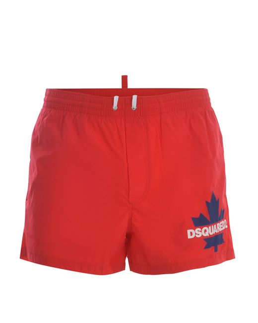 DSquared² Red Swimsuit for men
