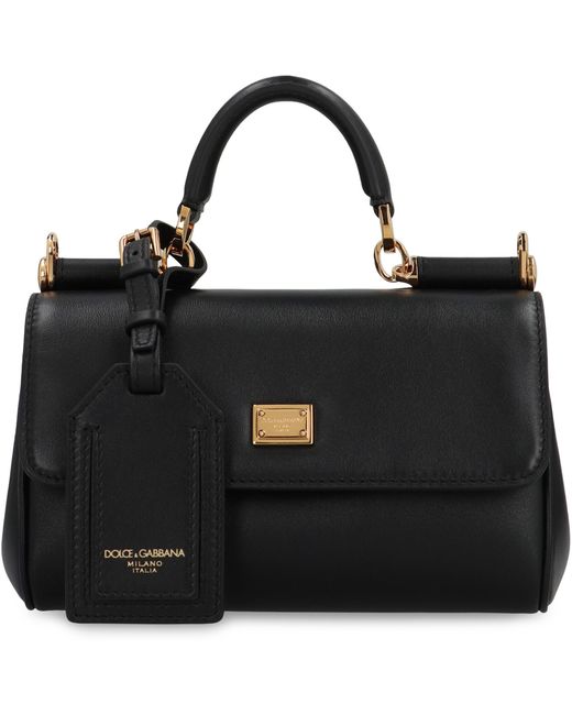 Dolce & Gabbana Black Handbag My Sicily Calf Handbags