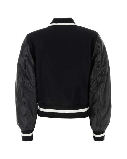 Givenchy Black 'Varsity' Bomber Jacket