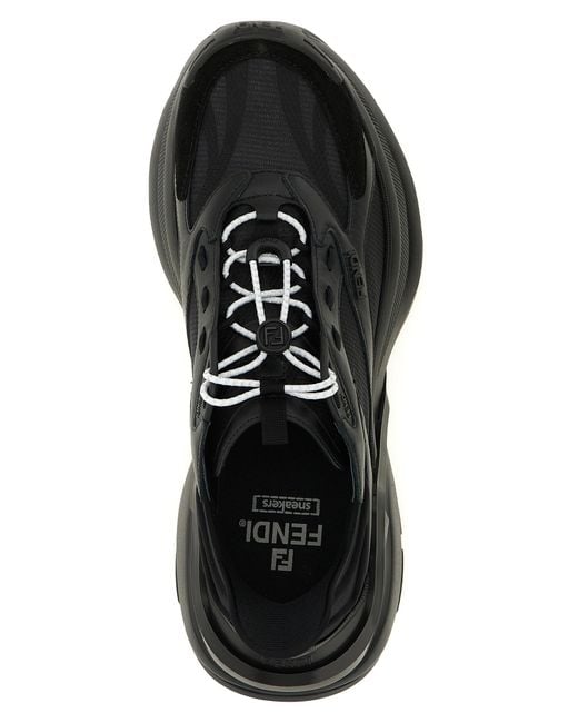 Fendi Black Logo Sneakers
