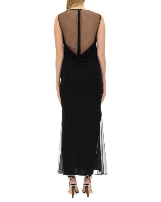 Helmut Lang Black Long Dress