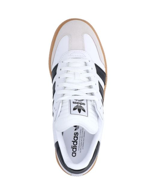 Adidas White Samba Xlg Sneakers