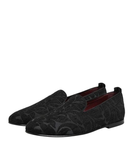 Dolce & Gabbana Black Loafers for men