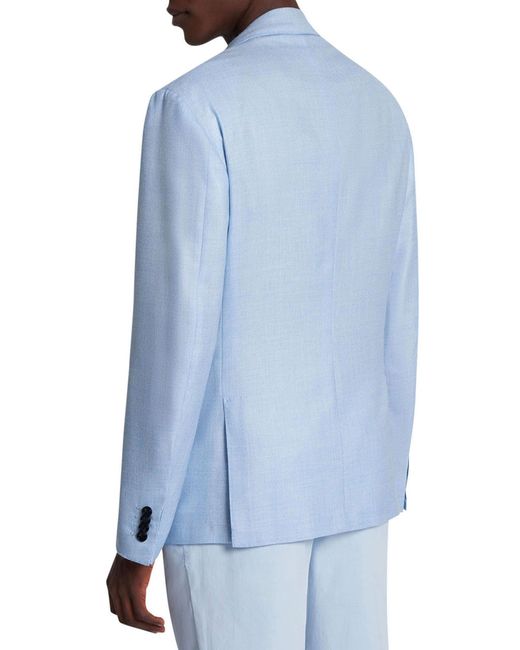 Kiton Blue Jacket Cashmere for men