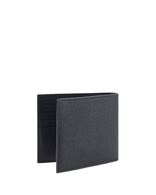 Ferragamo Gray Calfskin Billfold Wallet Calf Leather (Bos Taurus) Umbrellas for men