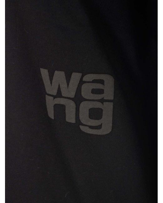T By Alexander Wang Black Cotton T-Shirt