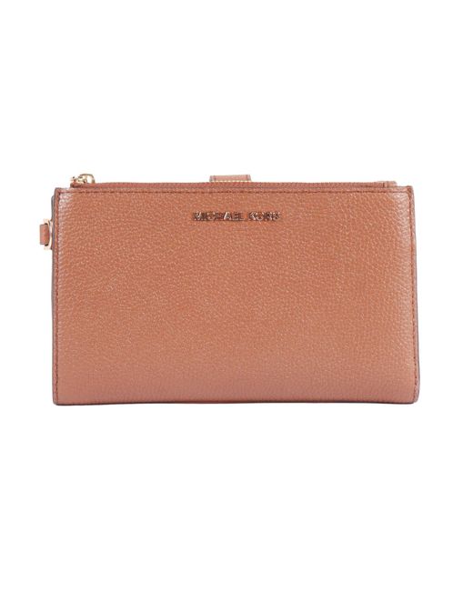 Michael Kors Brown Dblzp Wristlet