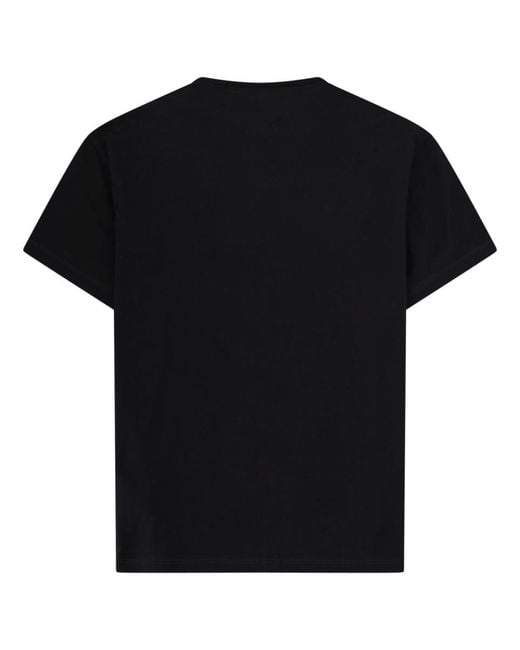 Maison Margiela Black T-Shirt Cotton T-Shirts for men