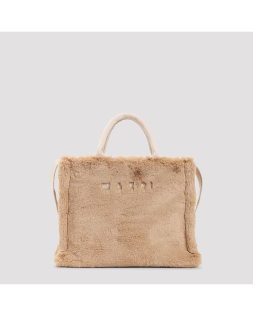 Marni Natural Small Basket Handbag