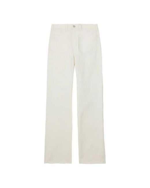 Fortela White Bootcut Pants