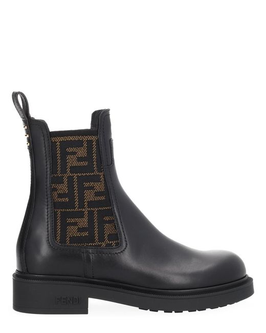Fendi Black Leather Boots Thread