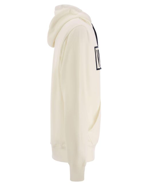 Vilebrequin White Cotton Hooded Sweatshirt for men