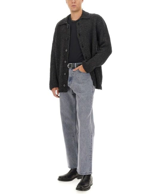 Our Legacy Black Wool Cardigan for men