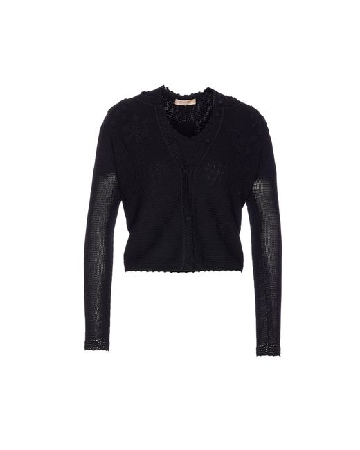 Twinset Women's Blue Knitted Twin- Set