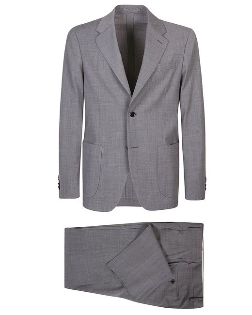 Lardini Gray Easy Wear Suit for men