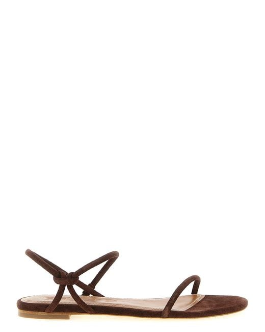 Staud White Laurel Sandals