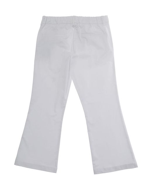 N°21 White Pants Cotton Trousers
