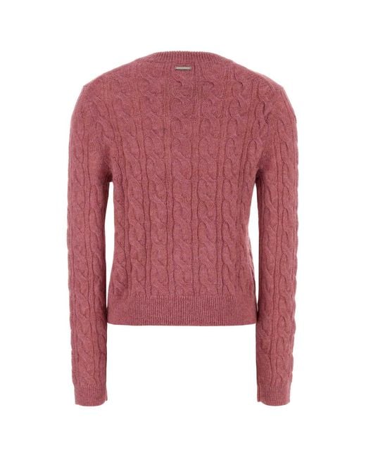 MICHAEL Michael Kors Red Fuchsia Nylon Blend Sweater