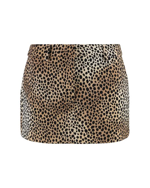 MICHAEL Michael Kors Black Mini Skirt Polyester